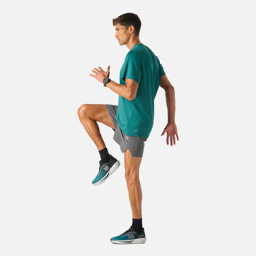 POLERA HOMBRE VULCANO TEMPO ADVANCED TSHIRT PETROLEO