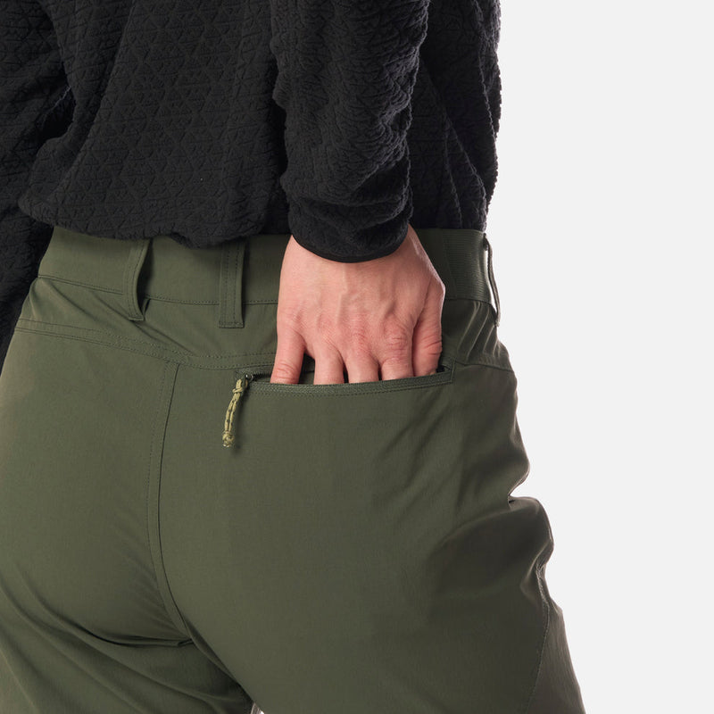PANTALON MUJER LENNOX QDRY MIX2 LIPPI VERDE MILITAR