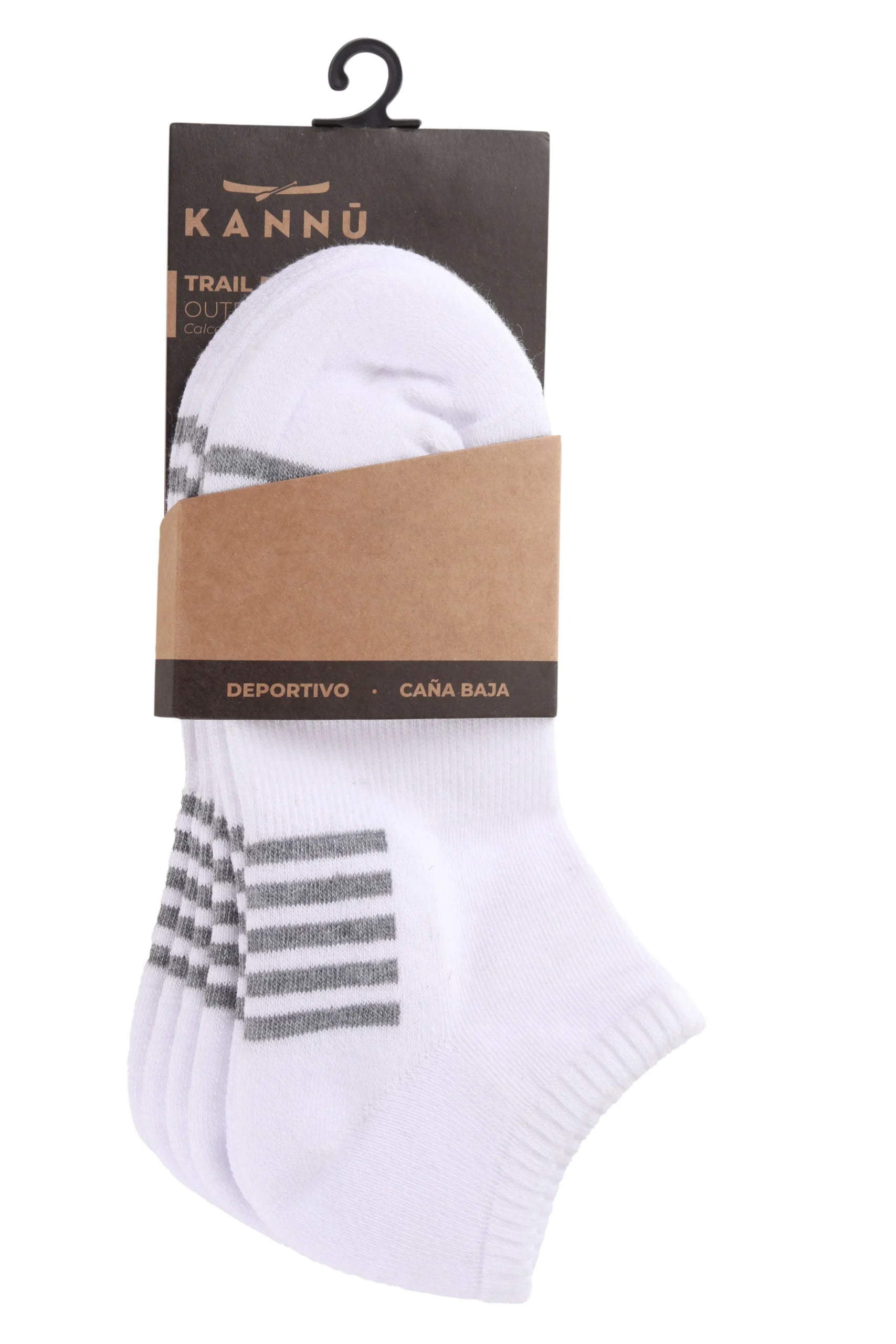 CALCETINES KANNU TRIPACK BLANCO (CORTO)