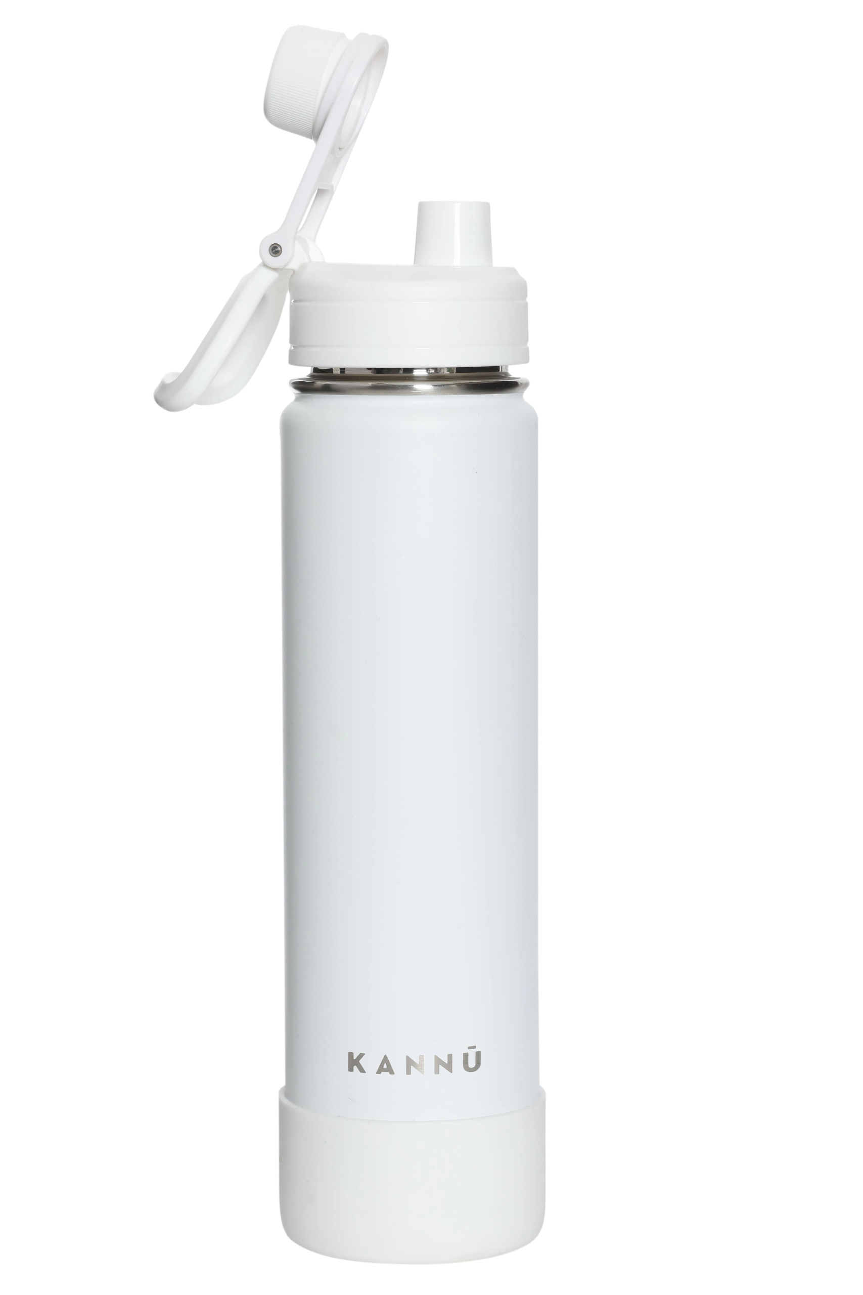 BOTELLA KANNU HIDRATACION 750ML STEEL BLANCO