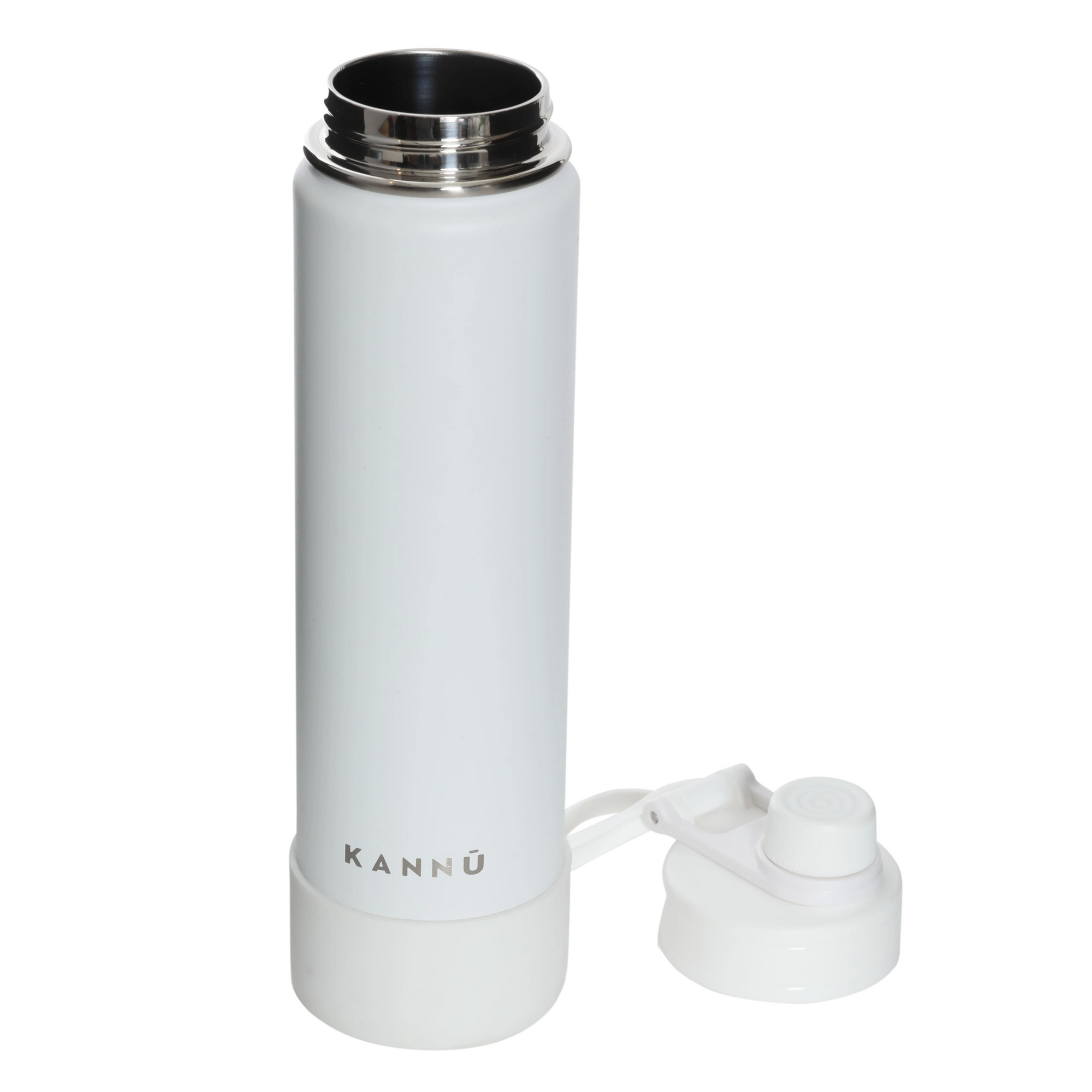 BOTELLA KANNU HIDRATACION 750ML STEEL BLANCO