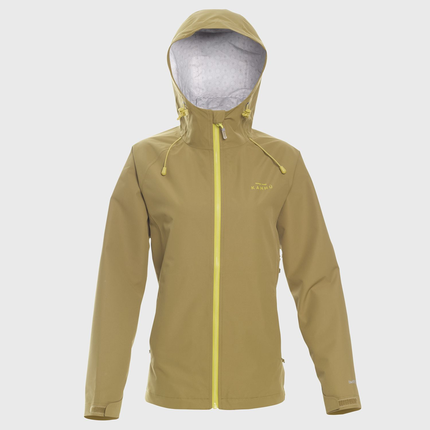 CORTAVIENTO IMPERMEABLE KANNU VENTISQUERO MUJER 5K/5K OLIVA