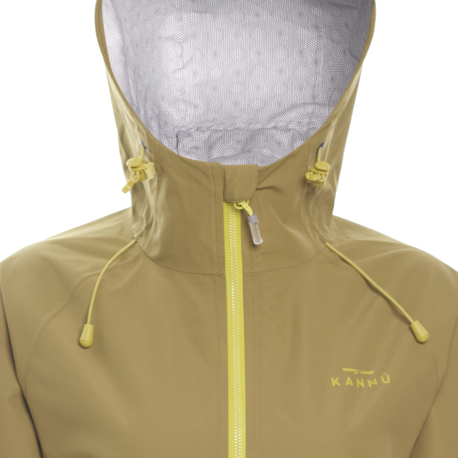 CORTAVIENTO IMPERMEABLE KANNU VENTISQUERO MUJER 5K/5K OLIVA