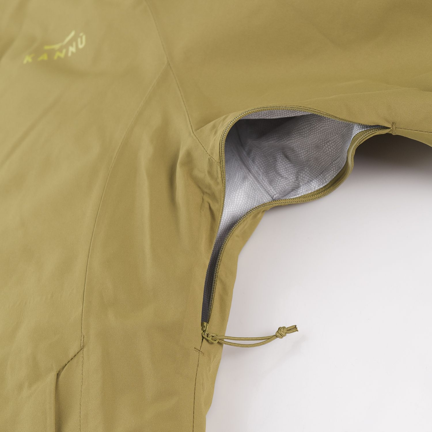CORTAVIENTO IMPERMEABLE KANNU VENTISQUERO MUJER 5K/5K OLIVA