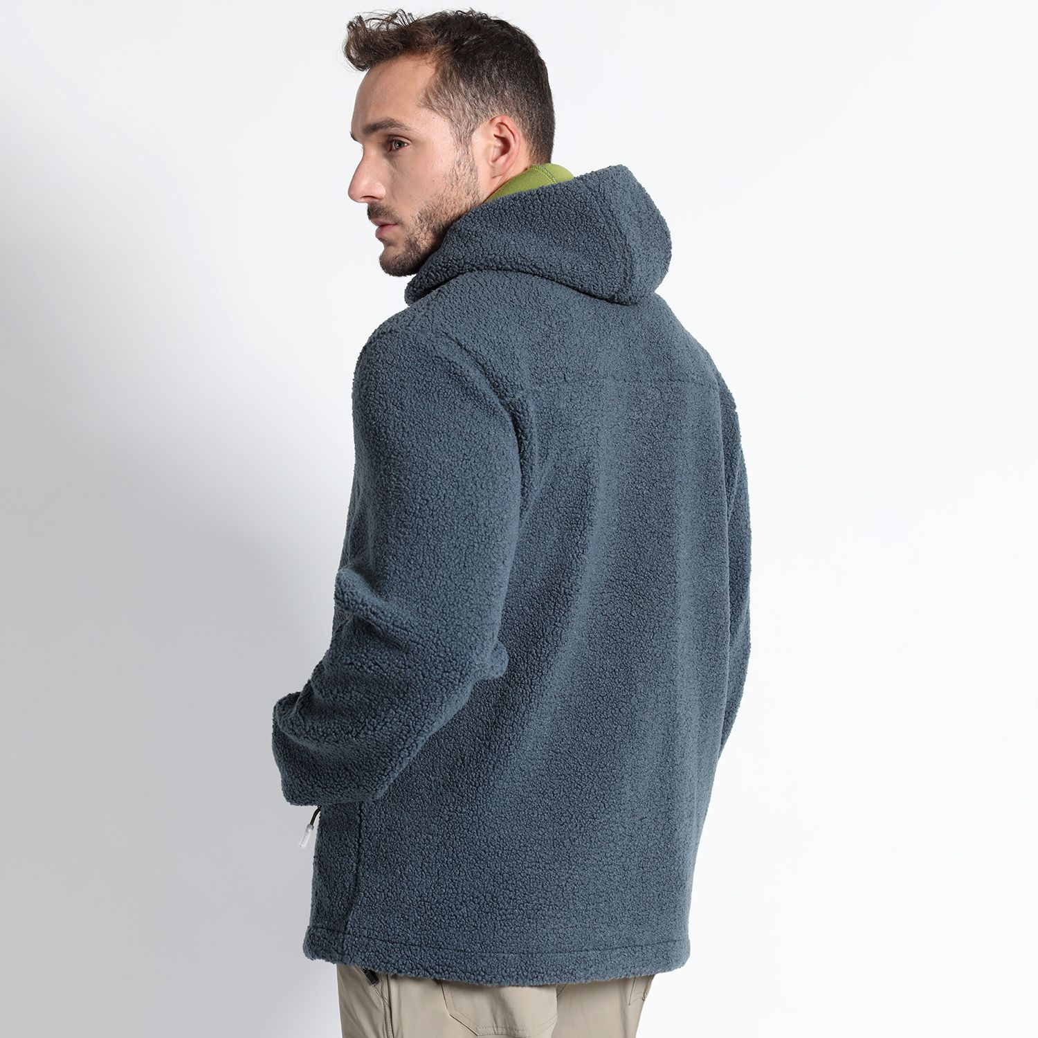 POLAR KANNU SHERPA CANGURO HOMBRE AZUL