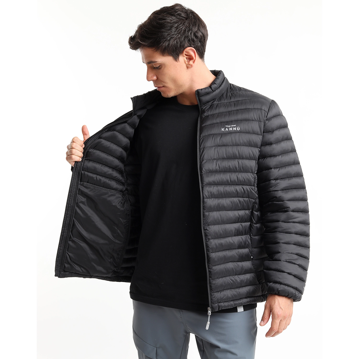 PARKA TÉRMICA KANNU RAHUE HOMBRE NEGRO