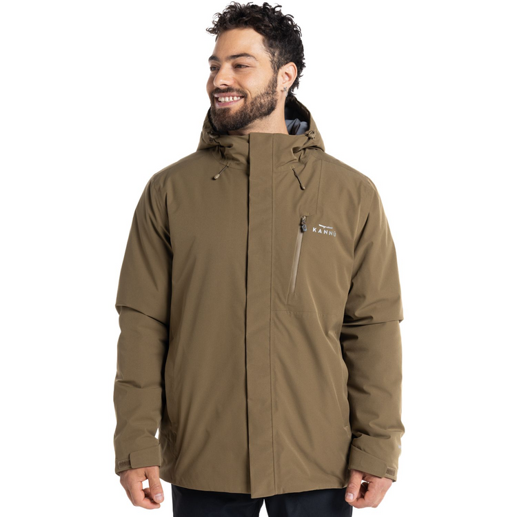 PARKA KANNU TERMICA IMPERMEABLE OCTAY HOMBRE TABACO