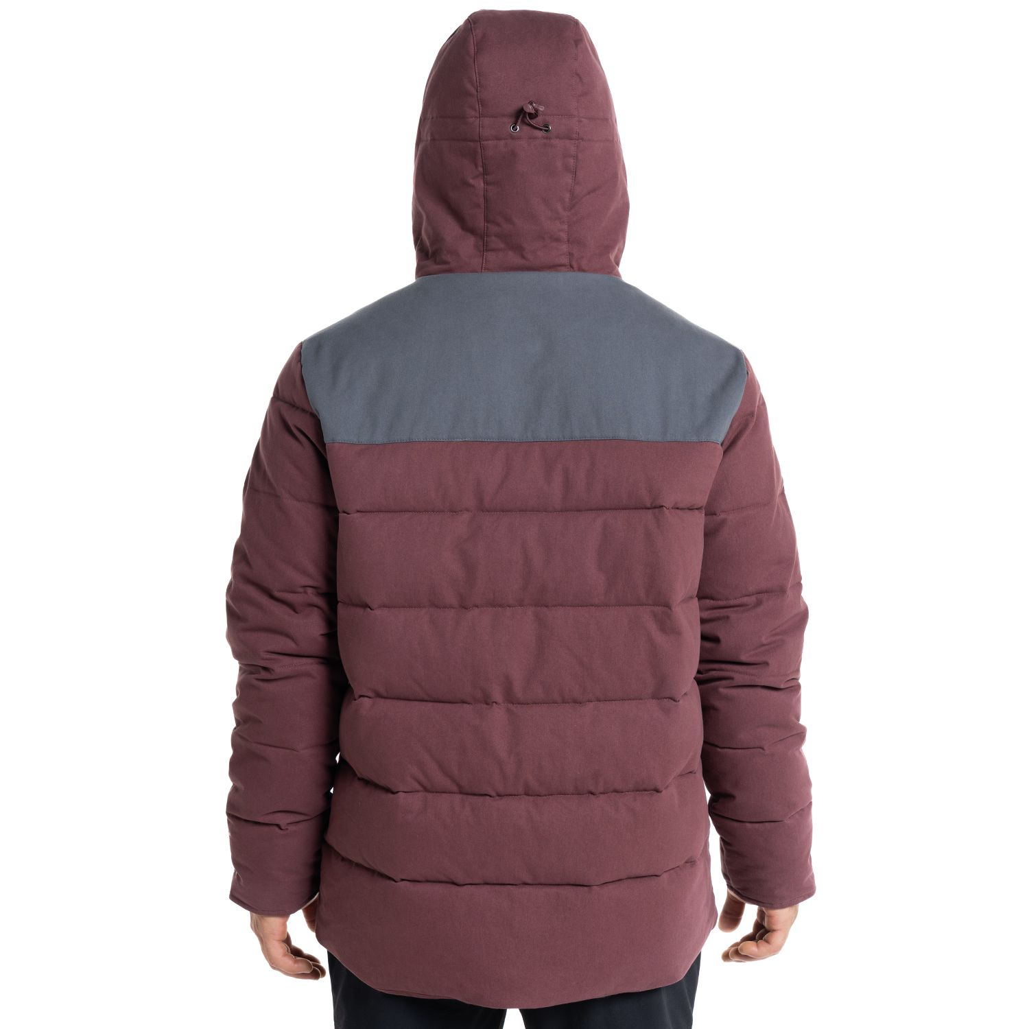 CHAQUETA KANNU INSULADA CHAITEN CAPUCHA HOMBRE ROJO OSCURO