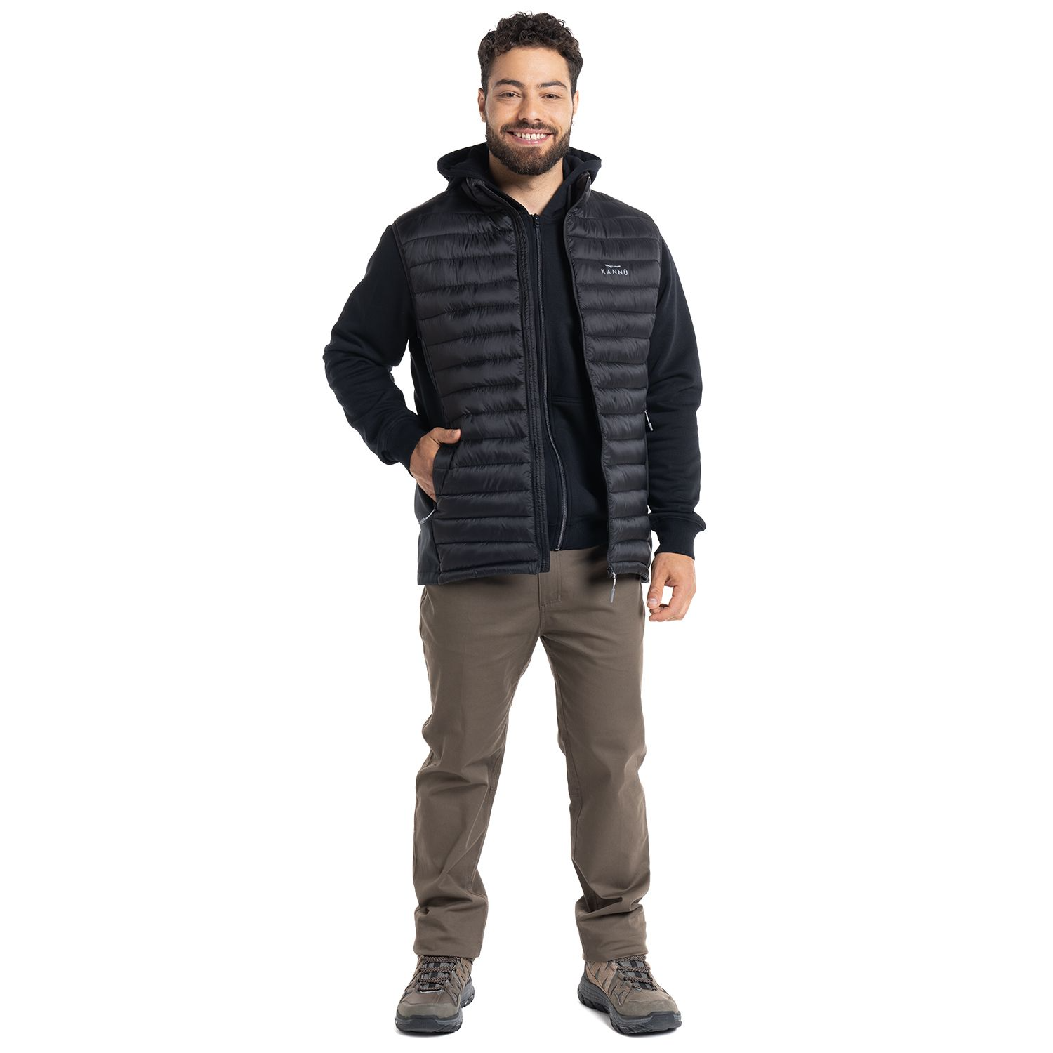 PARKA KANNU VEST RAHUE HOMBRE NEGRO