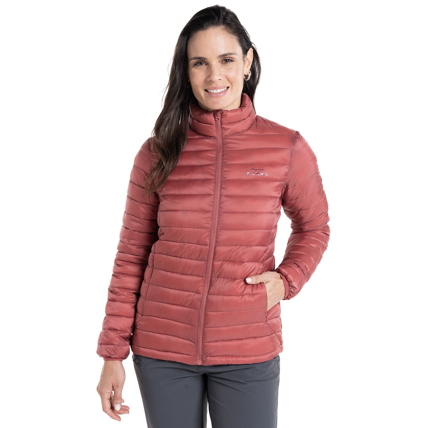 PARKA TÉRMICA KANNU RAHUE MUJER ROSADO MEDIO