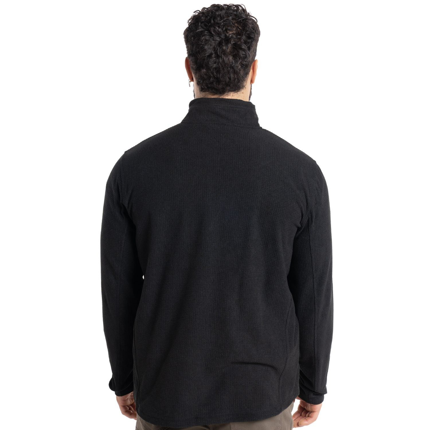 POLAR KANNU CHACABUCO 1/4 ZIP HOMBRE NEGRO