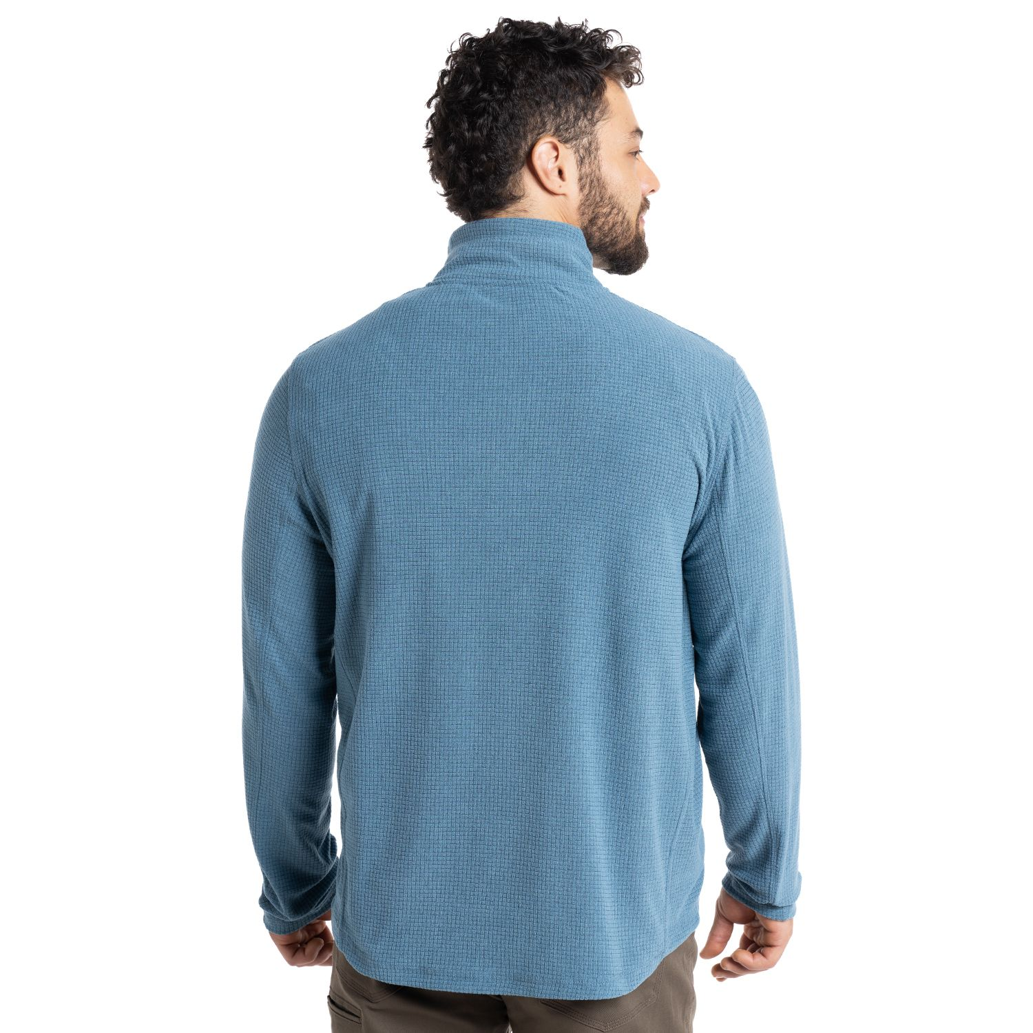 POLAR KANNU CHACABUCO 1/4 ZIP HOMBRE AZUL