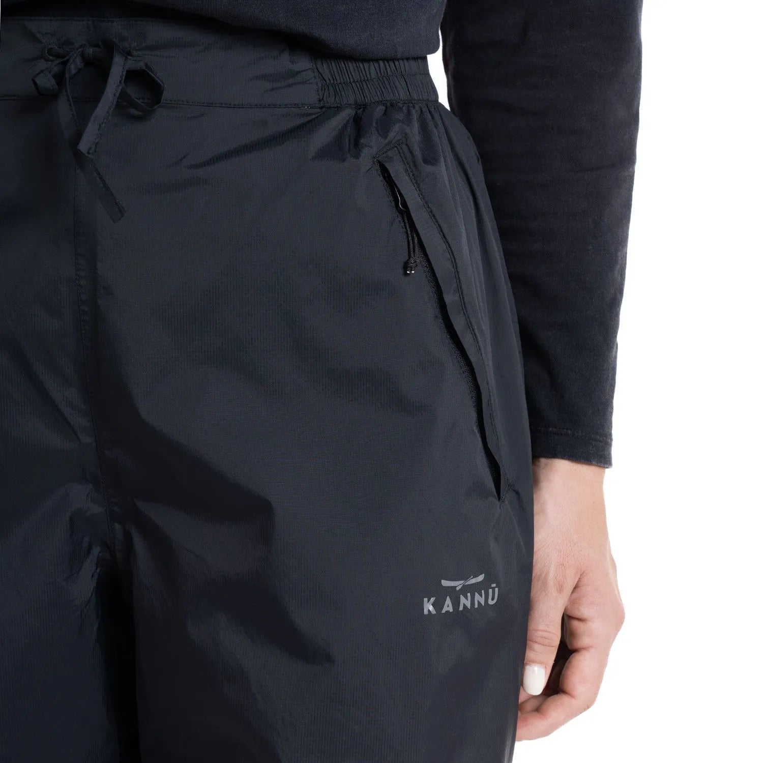 PANTALON KANNU UNISEX IMPERMEABLE COYHAIQUE NEGRO