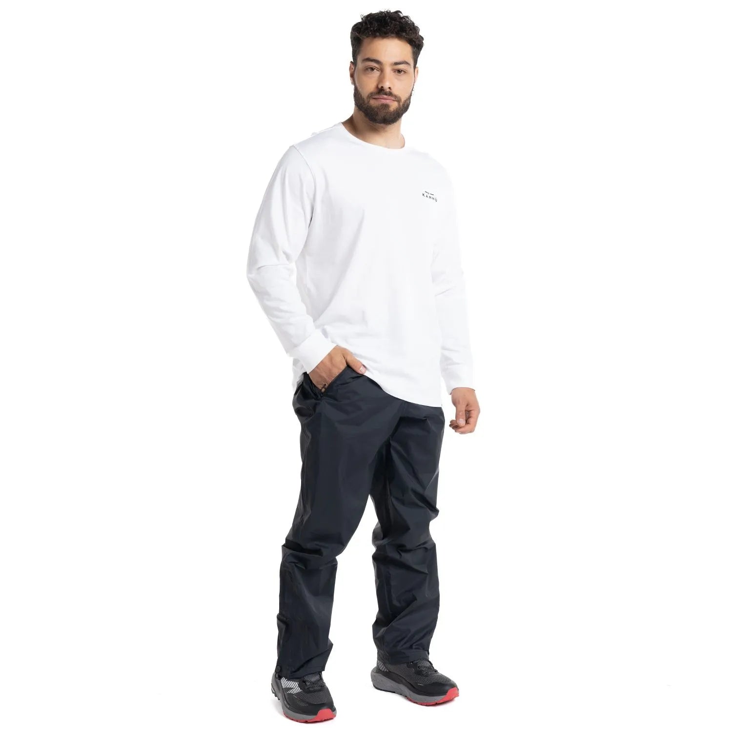 PANTALON KANNU UNISEX IMPERMEABLE COYHAIQUE NEGRO