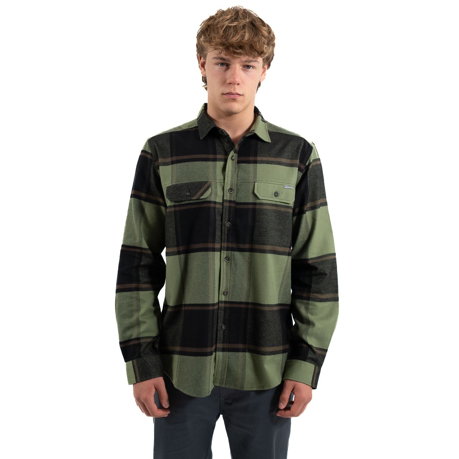 CAMISA KANNU FITZ ROY HOMBRE VERDE