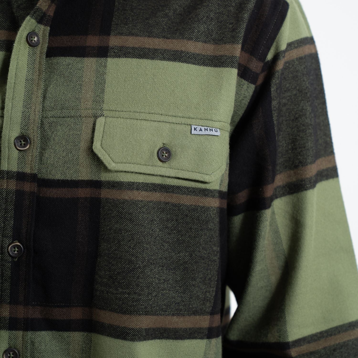 CAMISA KANNU FITZ ROY HOMBRE VERDE