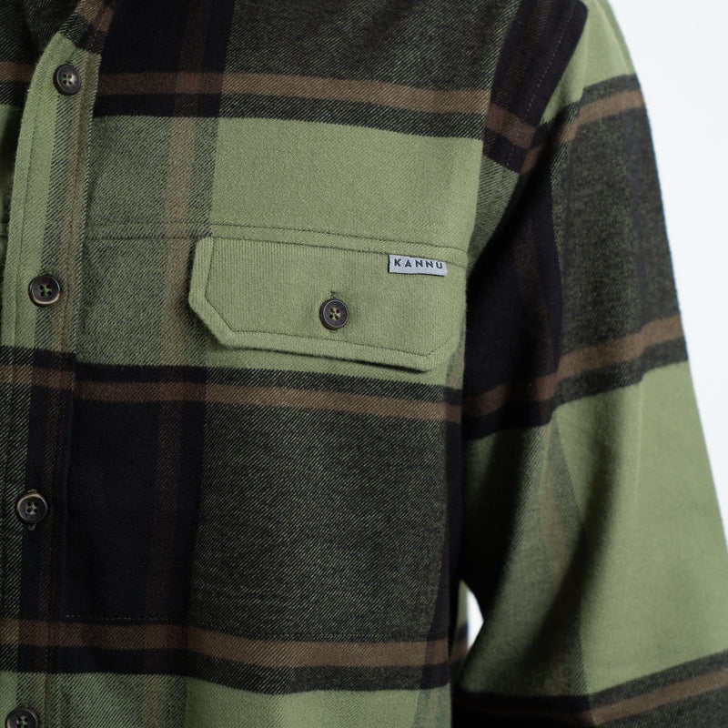 CAMISA KANNU FITZ ROY HOMBRE VERDE