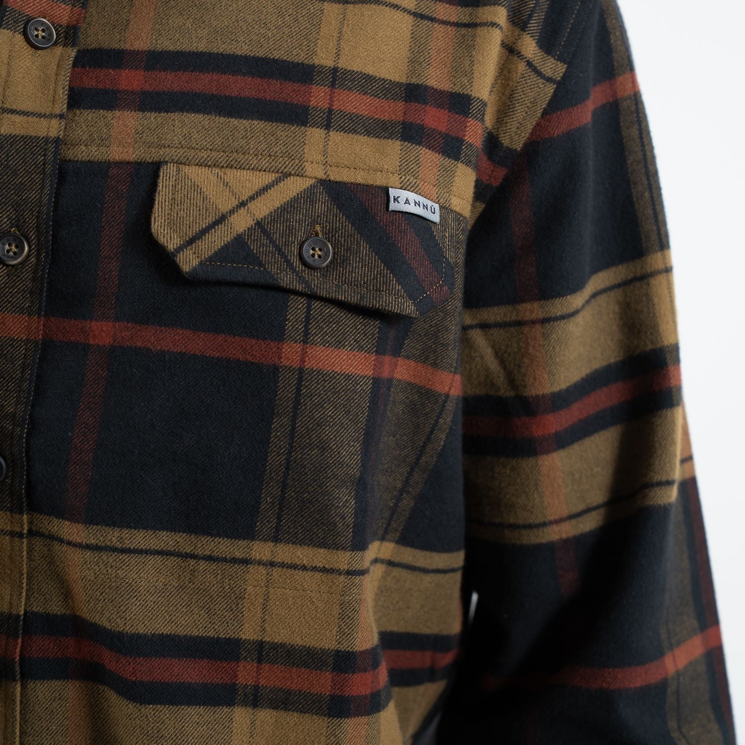 CAMISA KANNU FITZ ROY HOMBRE KAKHI
