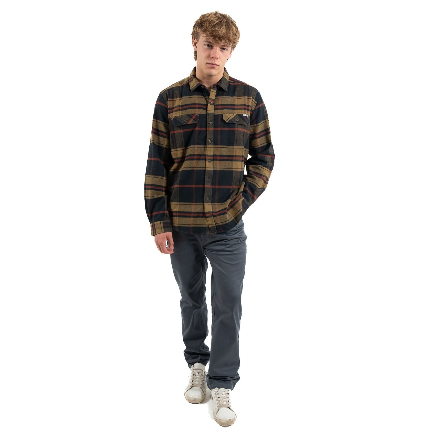 CAMISA KANNU FITZ ROY HOMBRE KAKHI