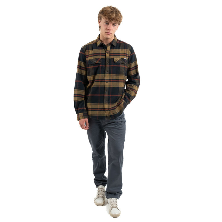 CAMISA KANNU FITZ ROY HOMBRE KAKHI