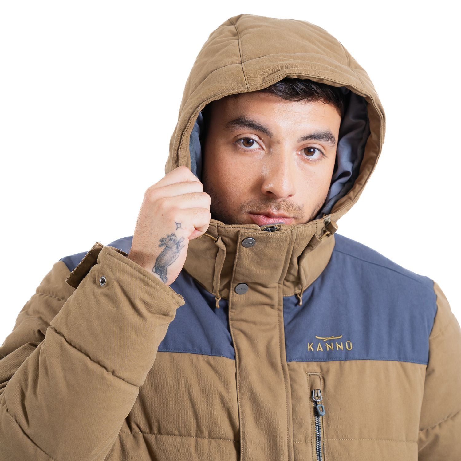 CHAQUETA KANNU INSULADA CHAITEN HOMBRE KHAKI