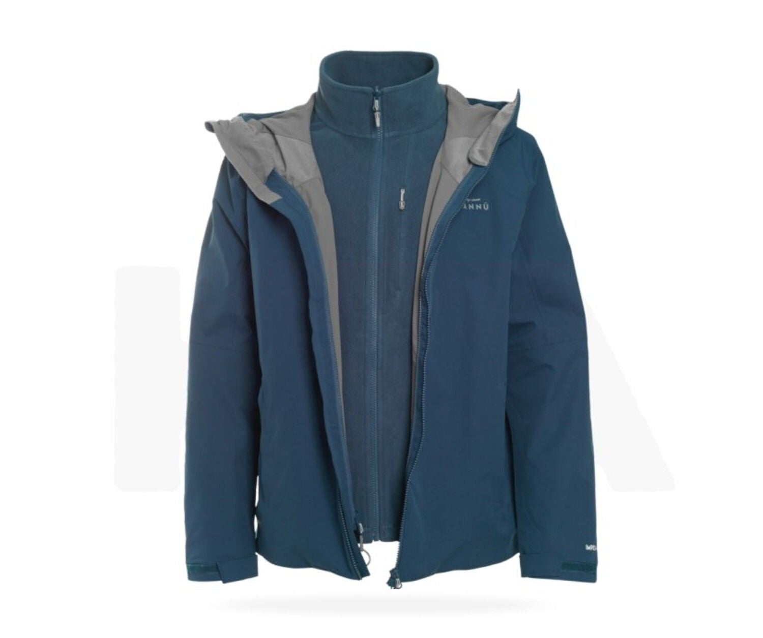 PARKA KANNU SERRANO 3 EN 1 HOMBRE AZUL