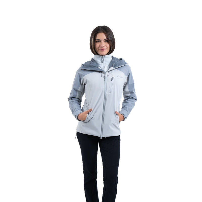 CHAQUETA KANNU BAKER 3 EN 1 MUJER GRIS
