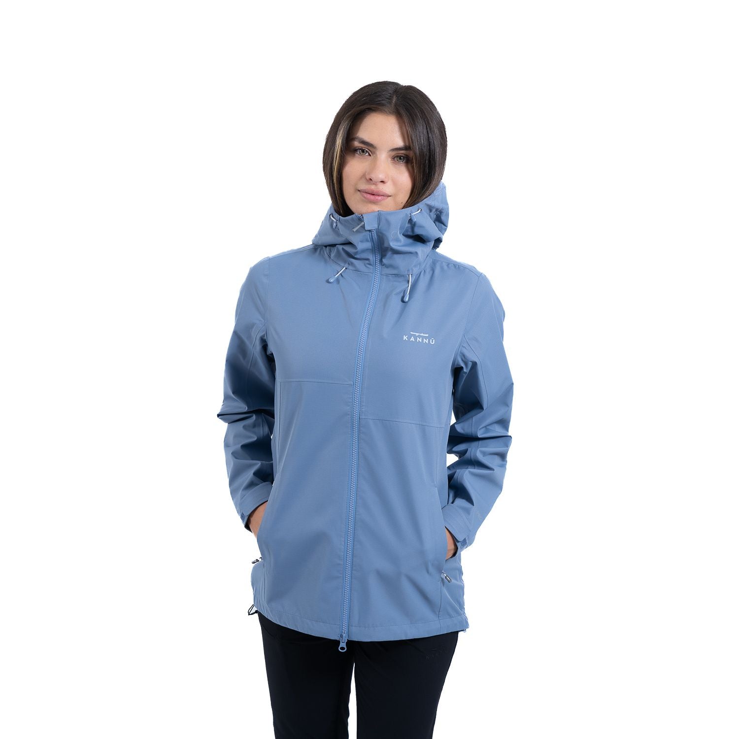 PARKA IMPERMEABLE KANNU AYSEN MUJER CELESTE CLARO