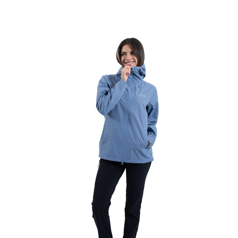 PARKA IMPERMEABLE KANNU AYSEN MUJER CELESTE CLARO