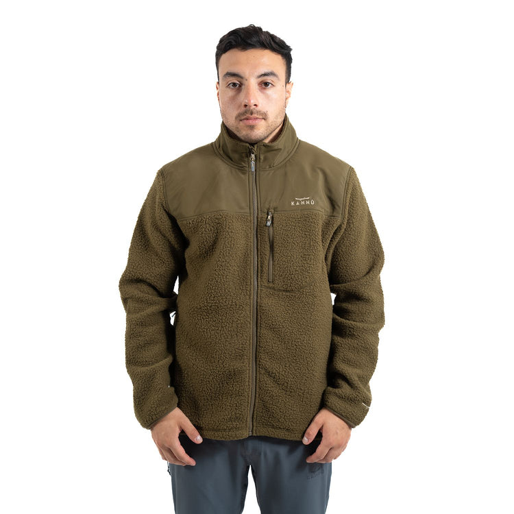 POLAR KANNU NAVARINO HOMBRE VERDE OSCURO