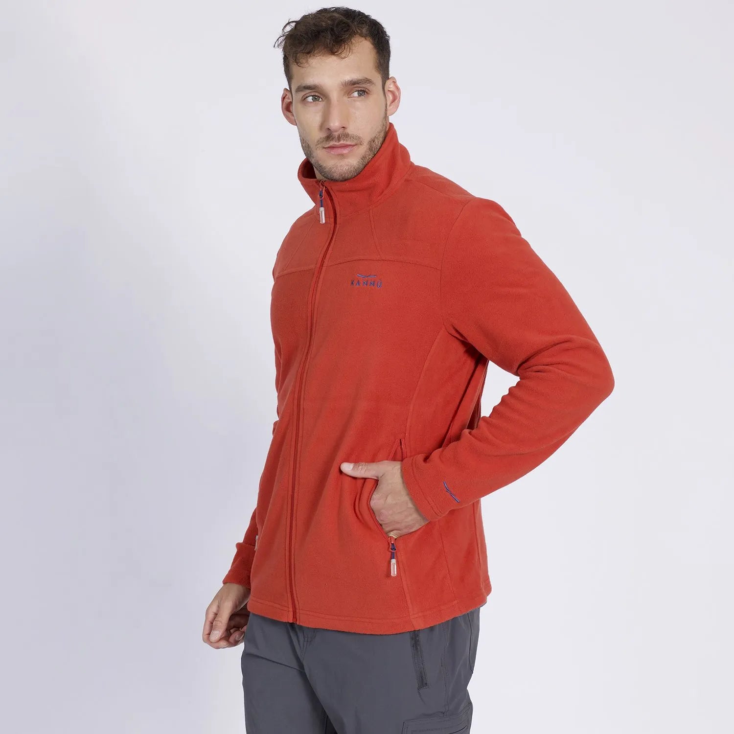 POLAR KANNU TORRES DEL PAINE HOMBRE TERRACOTA TALLA M