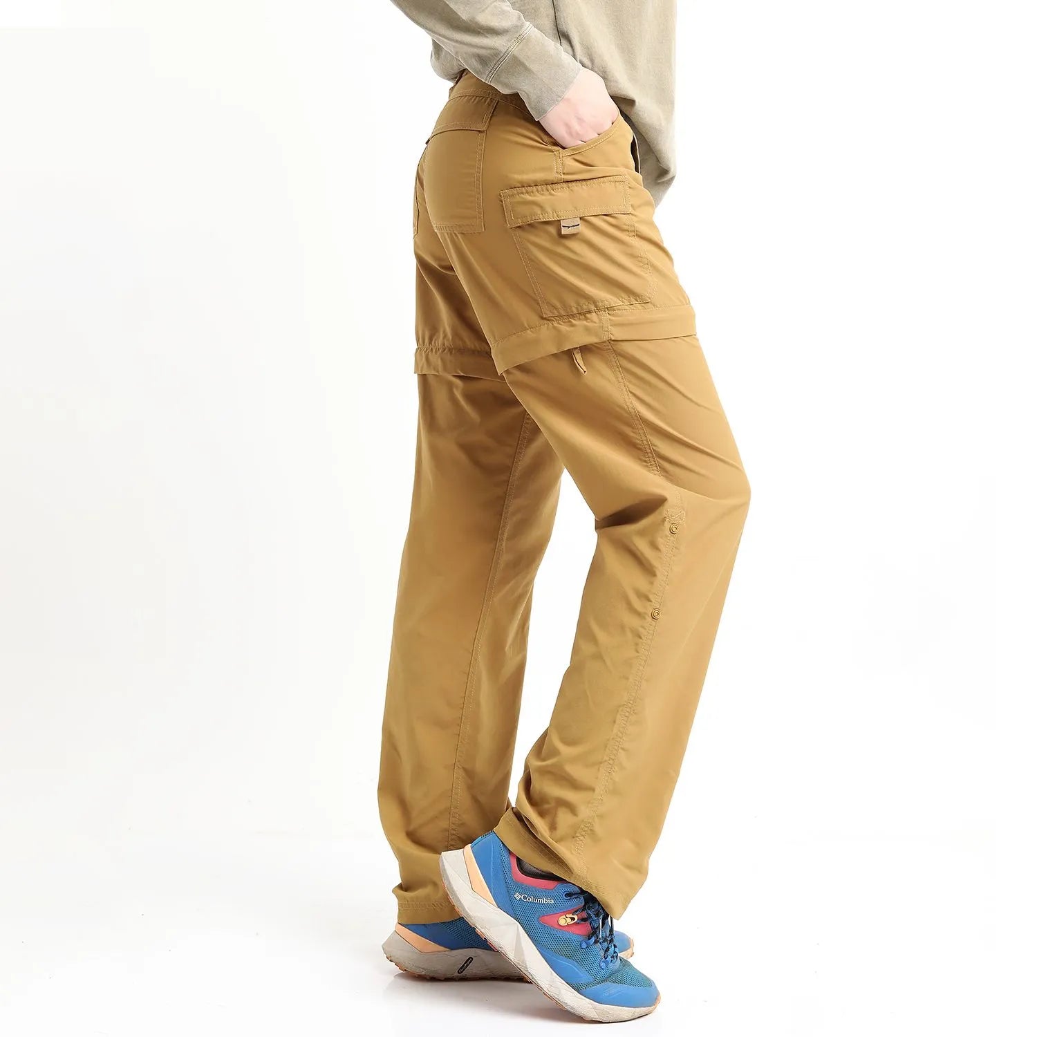PANTALON KANNU DESMONTABLE MUJER MOSTAZA