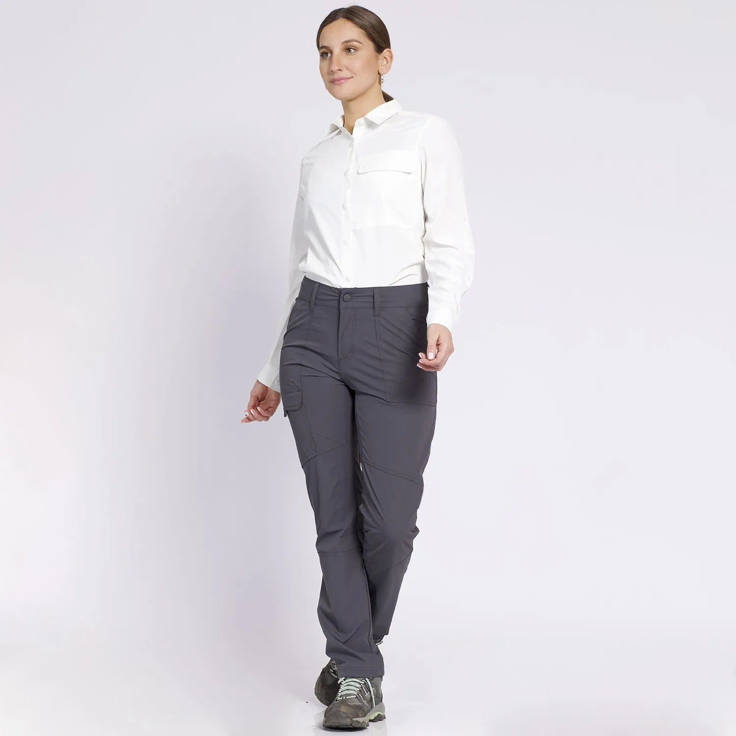 PANTALON KANNU MUJER MULTIBOLSILLO GRIS