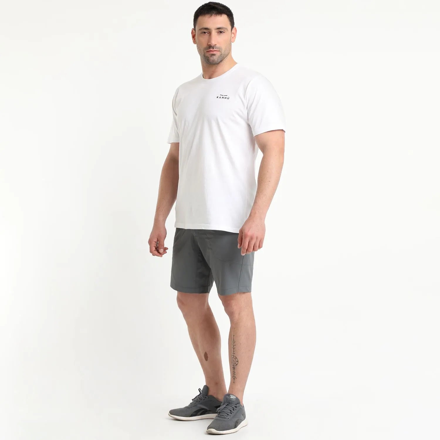 POLERA KANNU HOMBRE MINI LOGO BLANCO TALLA S