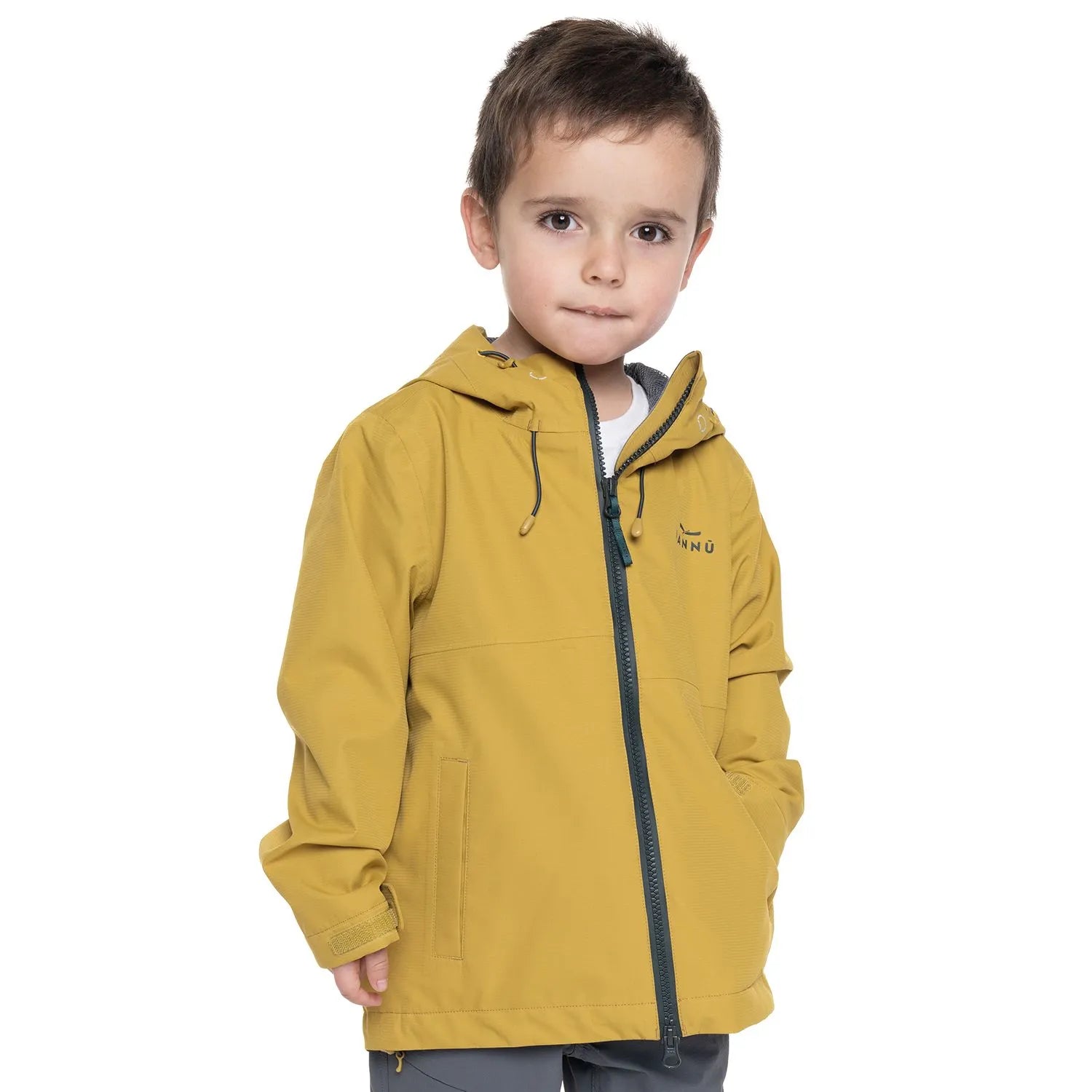 PARKA KANNU IMPERMEABLE MAIHUE BOYS MOSTAZA
