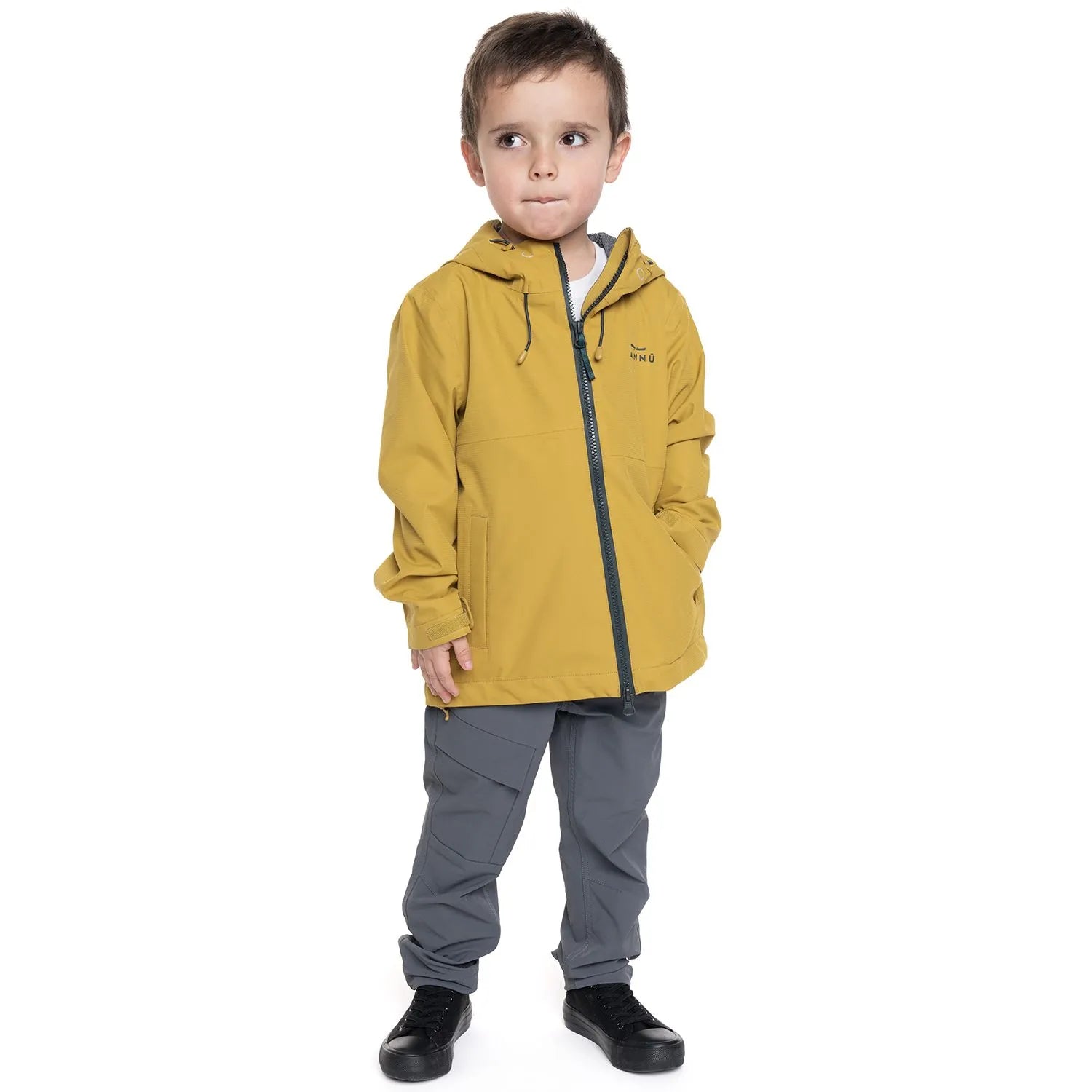 PARKA KANNU IMPERMEABLE MAIHUE BOYS MOSTAZA