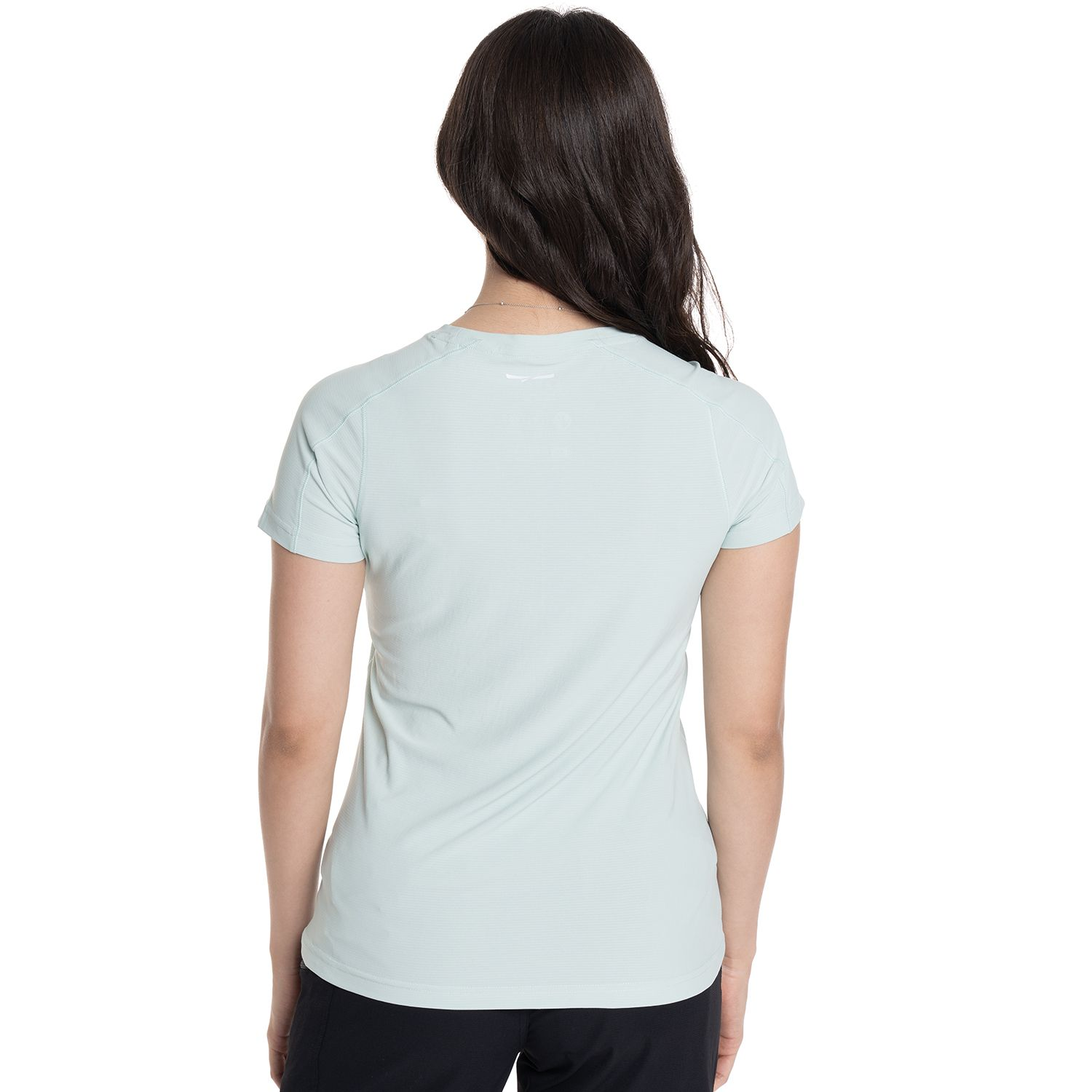 POLERA KANNU M/C TORRECILLAS MUJER VERDE AGUA