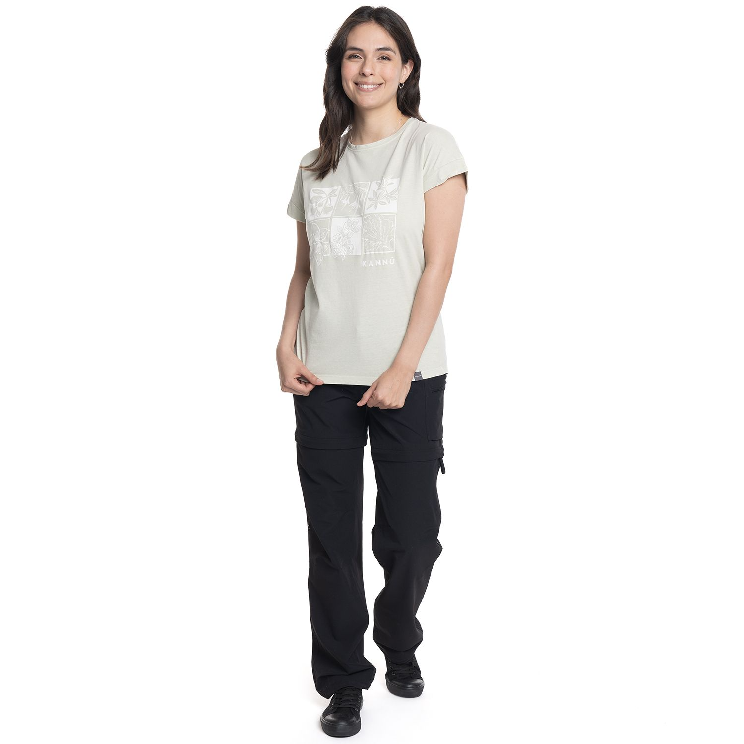 PANTALON KANNU DESMONTABLE MUJER NEGRO