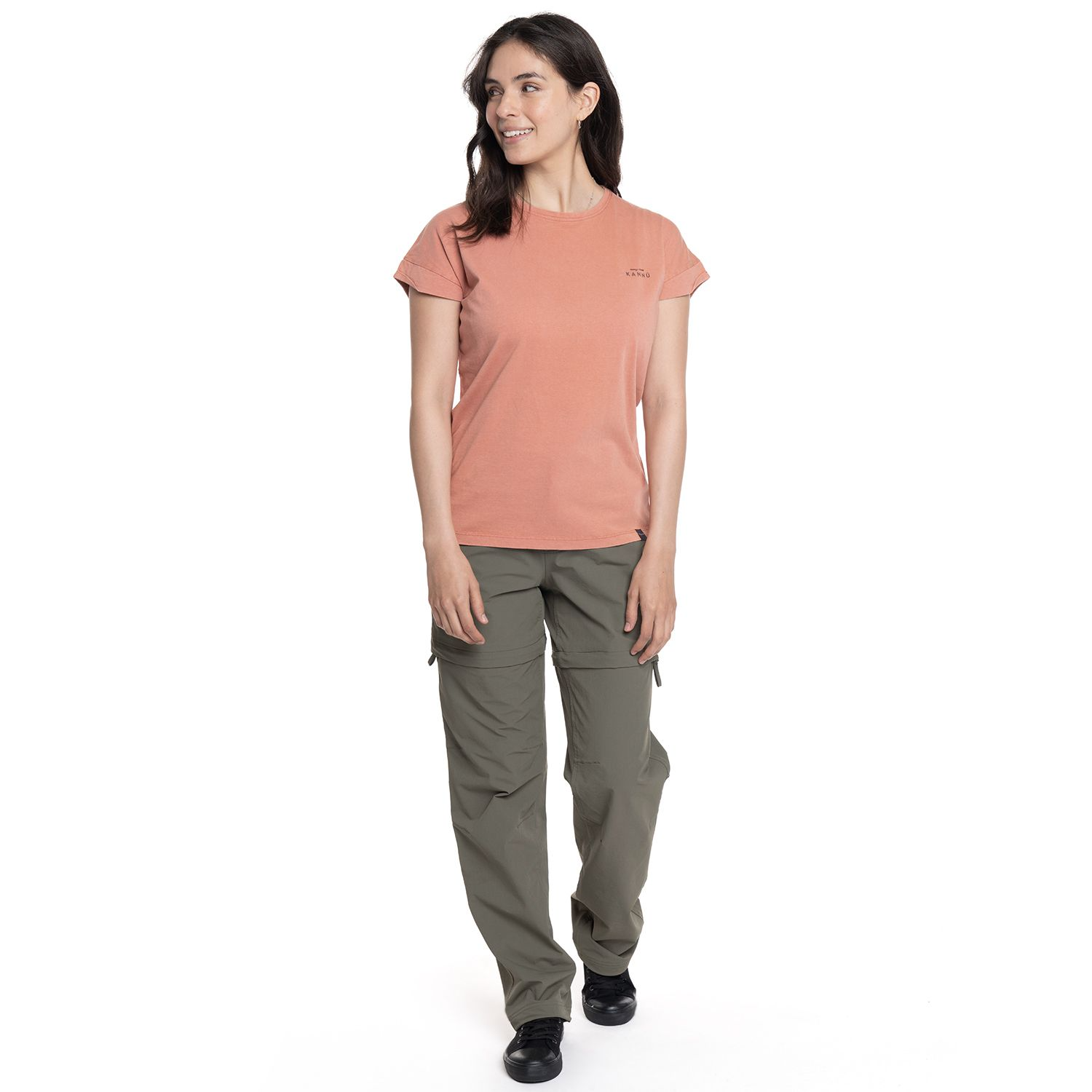 PANTALON KANNU DESMONTABLE MUJER VERDE