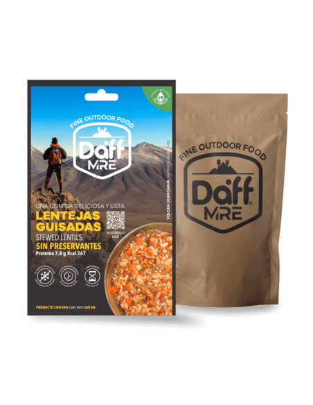 RACIÓN DAFF MRE LENTEJAS GUISADAS | 260 GRS