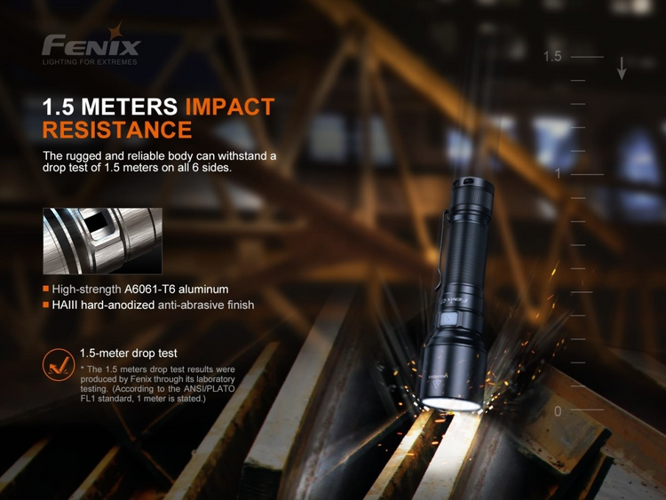LINTERNA FENIX C7 USB | 3000 LUMENES