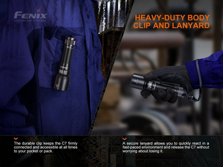 LINTERNA FENIX C7 USB | 3000 LUMENES