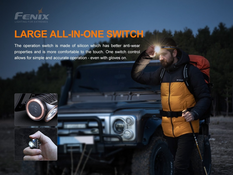 FENIX HM50R V2.0 USB | 700 LUMENES