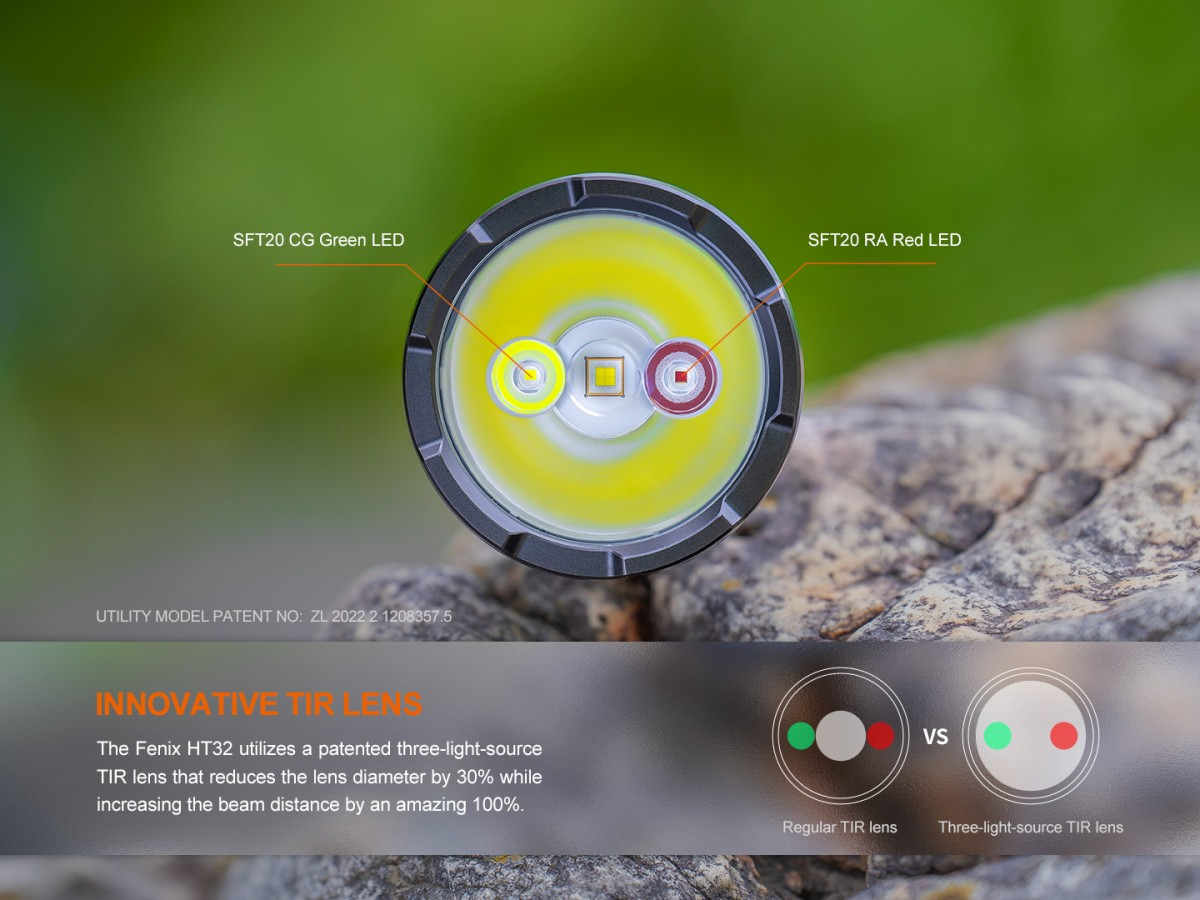 LINTERNA FENIX HT32 | 2500 LUMENS