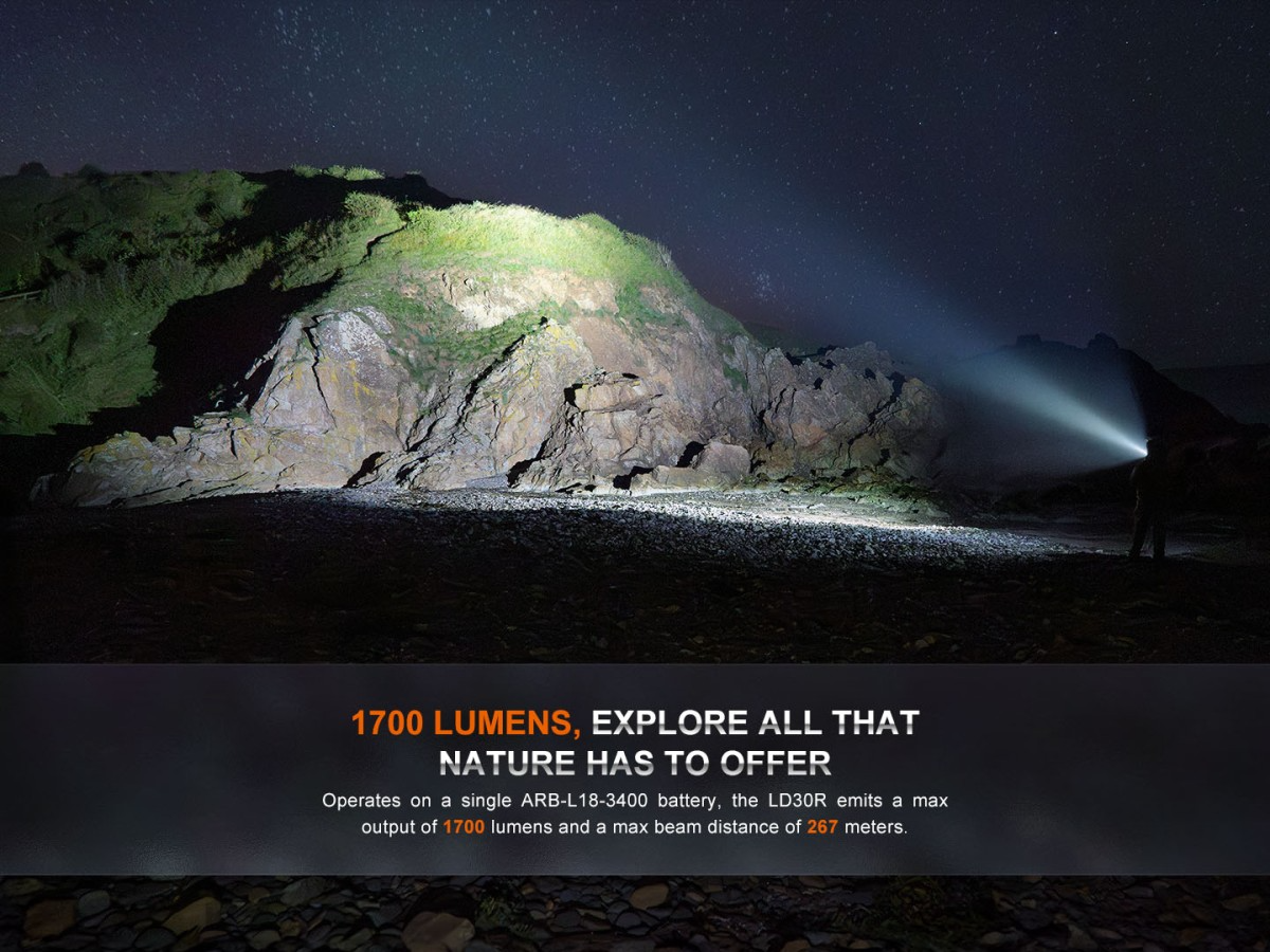 FENIX LD30R USB | 1700 LUMENES