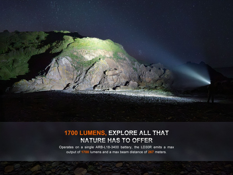FENIX LD30R USB | 1700 LUMENES