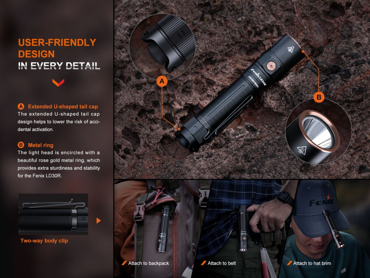 FENIX LD30R USB | 1700 LUMENES
