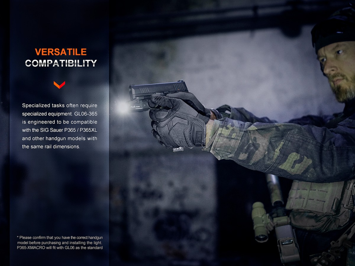 LINTERNA PISTOLA FENIX GL06-365 | 600 LUMENS