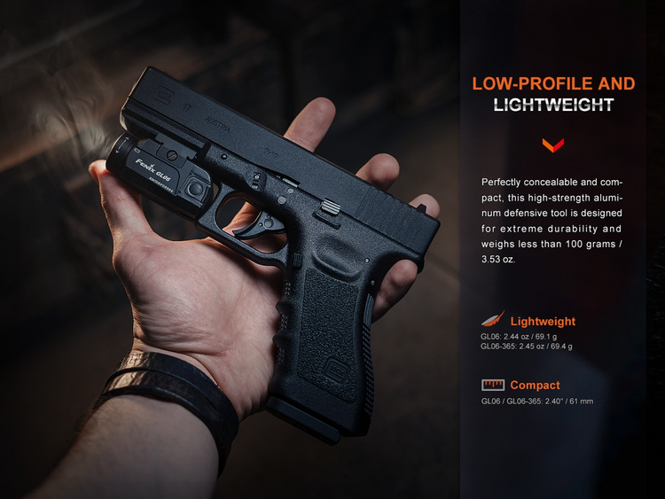 LINTERNA PISTOLA FENIX GL06-365 | 600 LUMENS