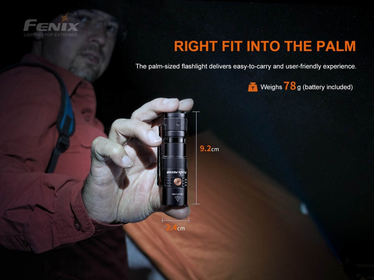 FENIX PD25R USB | 800 LUMENES